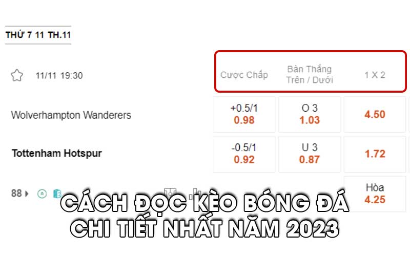 Cách đọc kèo bóng đá chi tiết nhất năm 2024